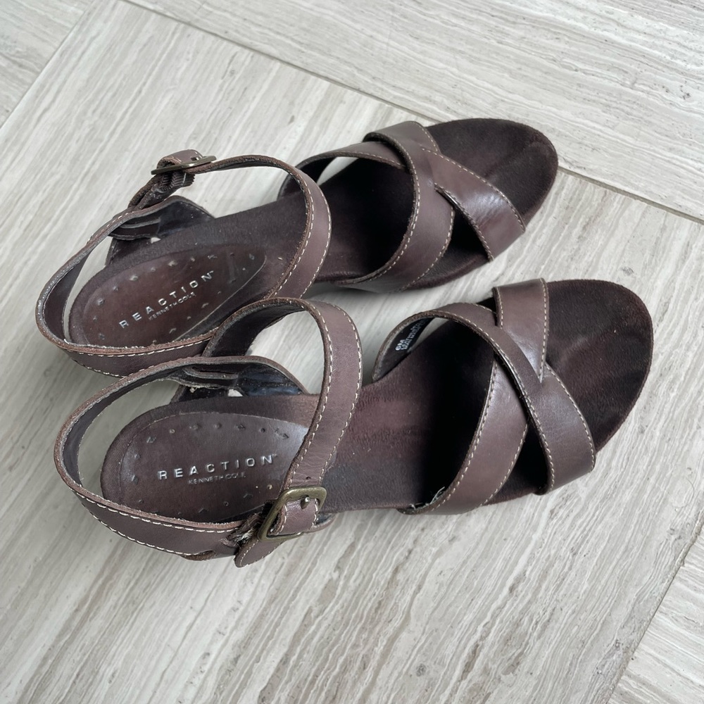 Leather platforms